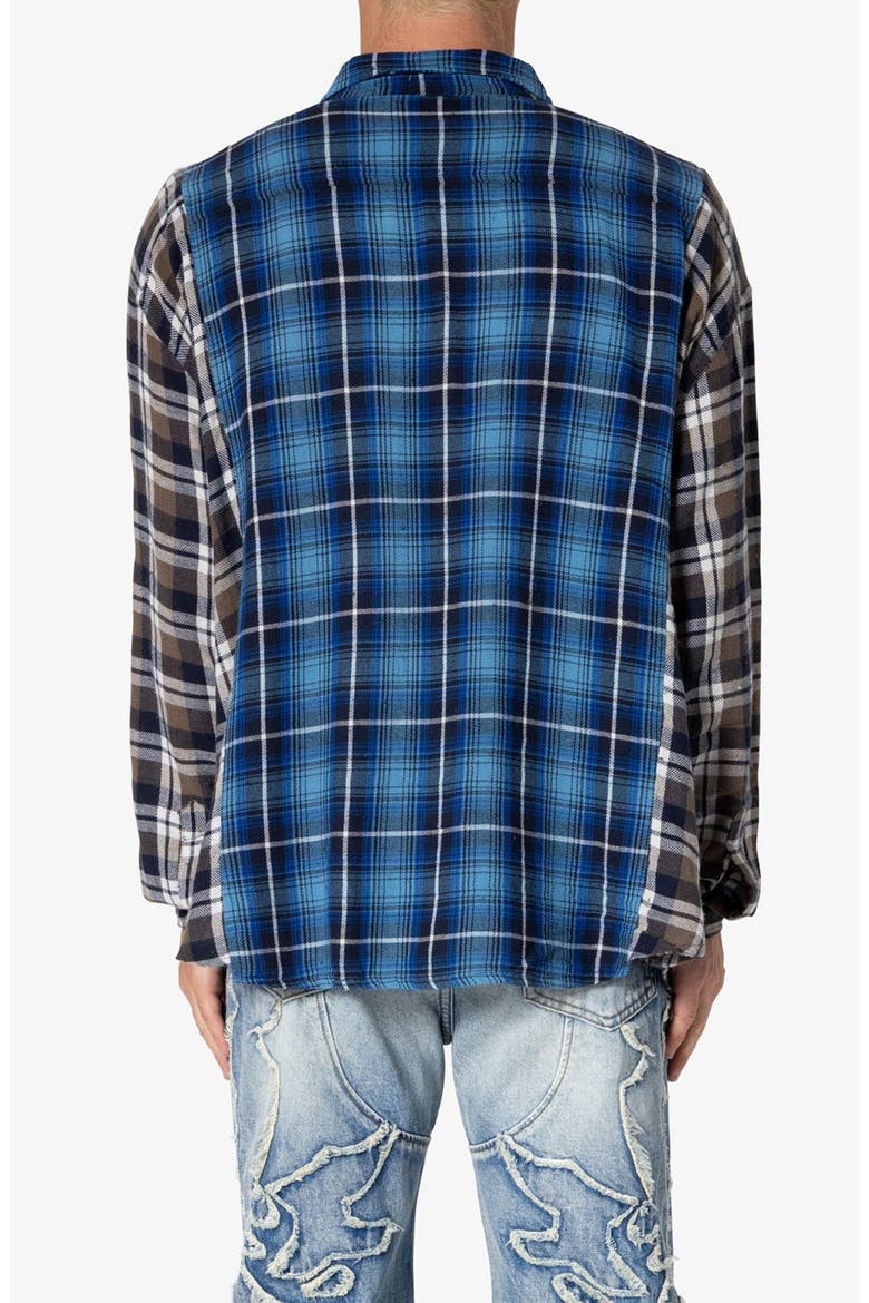 Tuxedo Plaid Cotton Flannel Button-Up Shirt, Alternate, color, MULTI