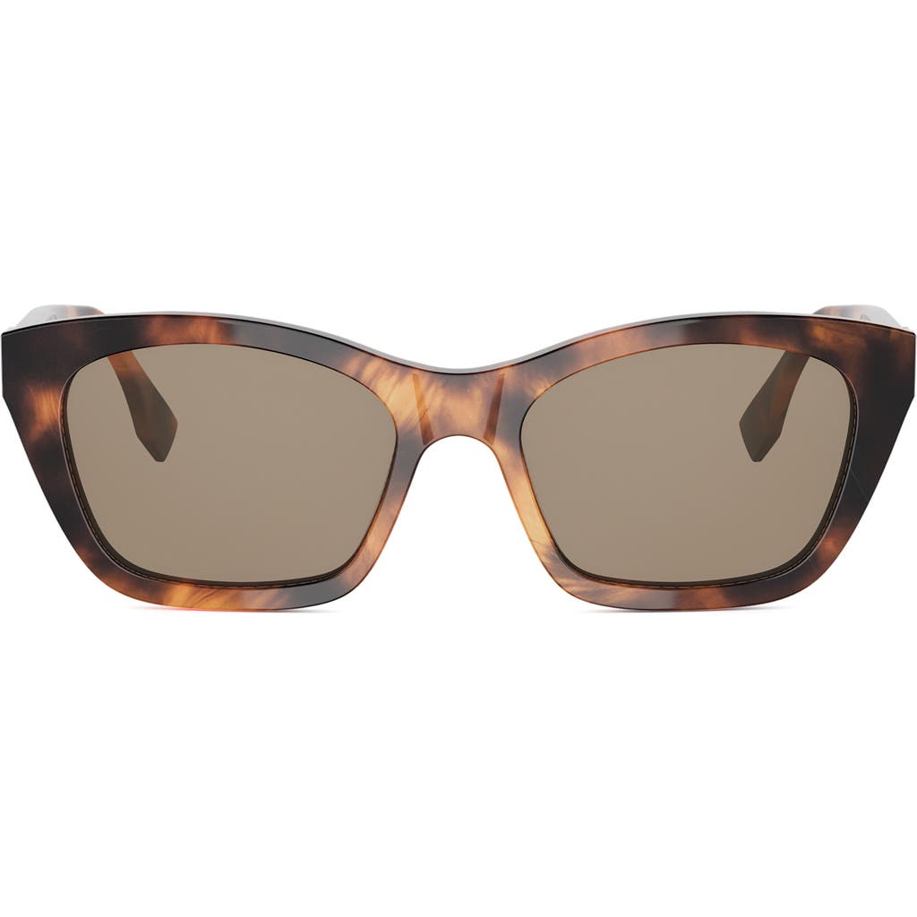 Fendi Forever 54mm Rectangular Sunglasses In Multi