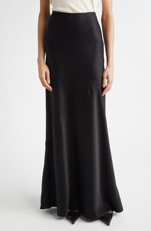 Beverly Liquid Satin Skirt