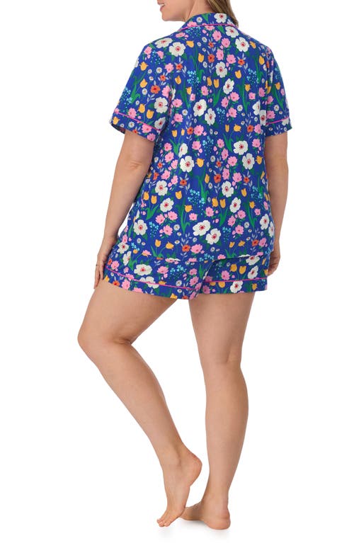 Bedhead Pajamas Print Stretch Organic Cotton Jersey Short Pajamas In Flower Market