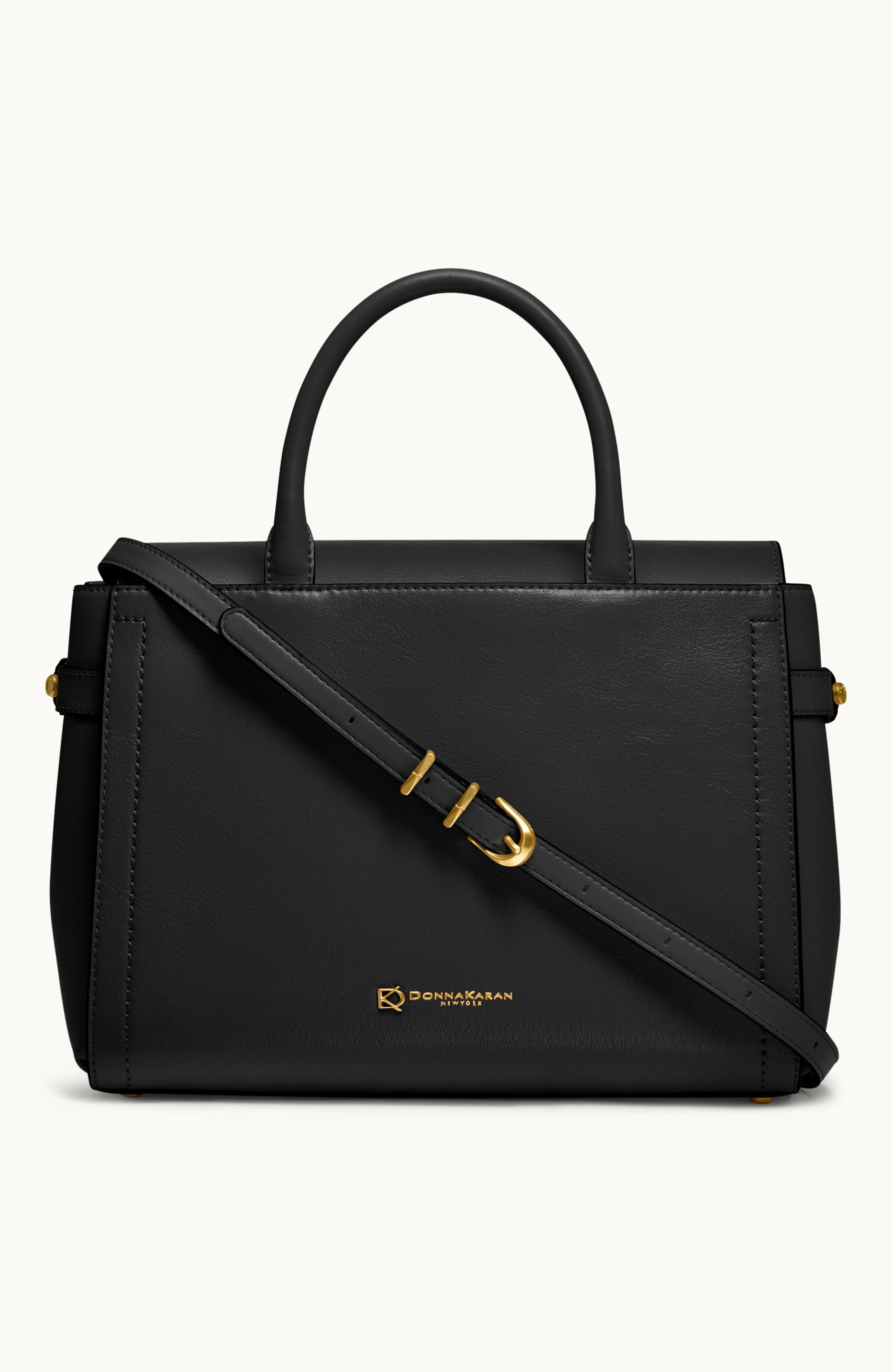 Donna Karan New York Roslyn Satchel, Main, color, Blk/Gold