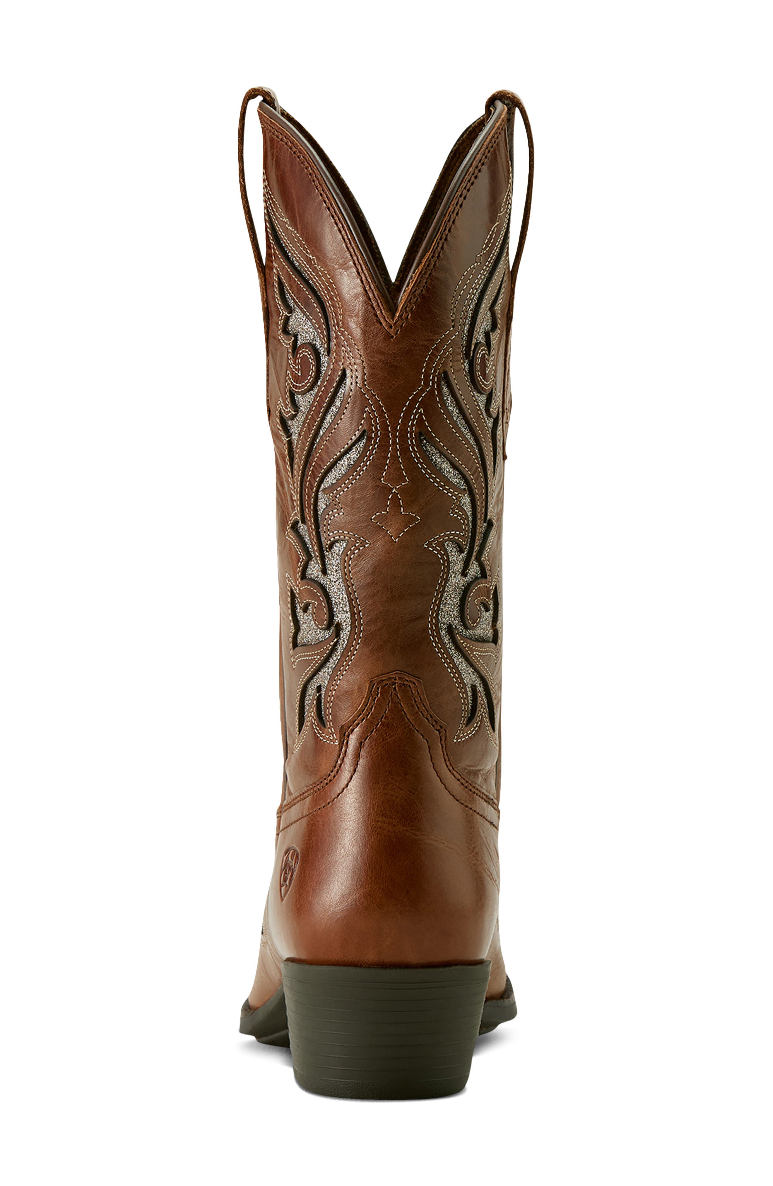 Ariat Heritage Bliss X Toe Western Boot, Alternate, color, Dark Tan