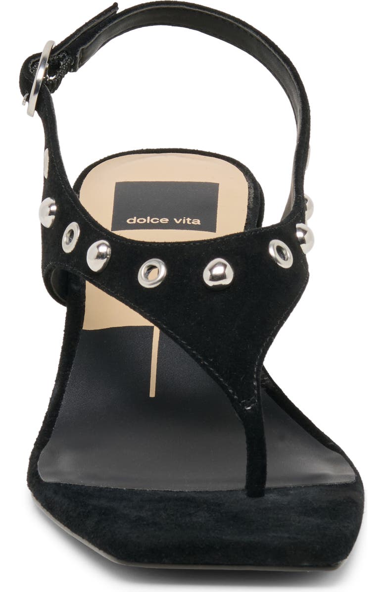 Dolce Vita Yves Stud Slingback Sandal, Alternate, color, Onyx Suede