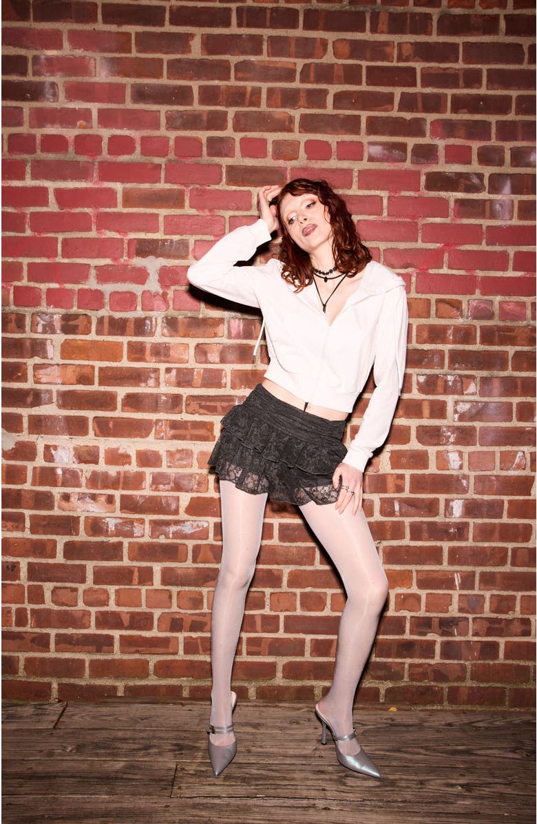 LECHERY<sup>®</sup> 3 Pairs of Glossy Semi-Opaque Tights, Alternate, color, Grey