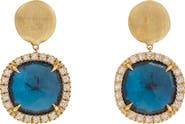Marco Bicego London Blue Topaz & Diamond Drop Earrings