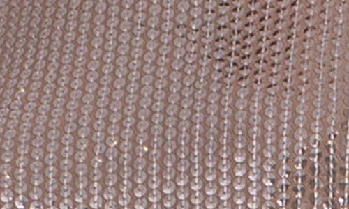 Trina Trina Turk Uhura Feather Trim Sequin Dress In Mercury