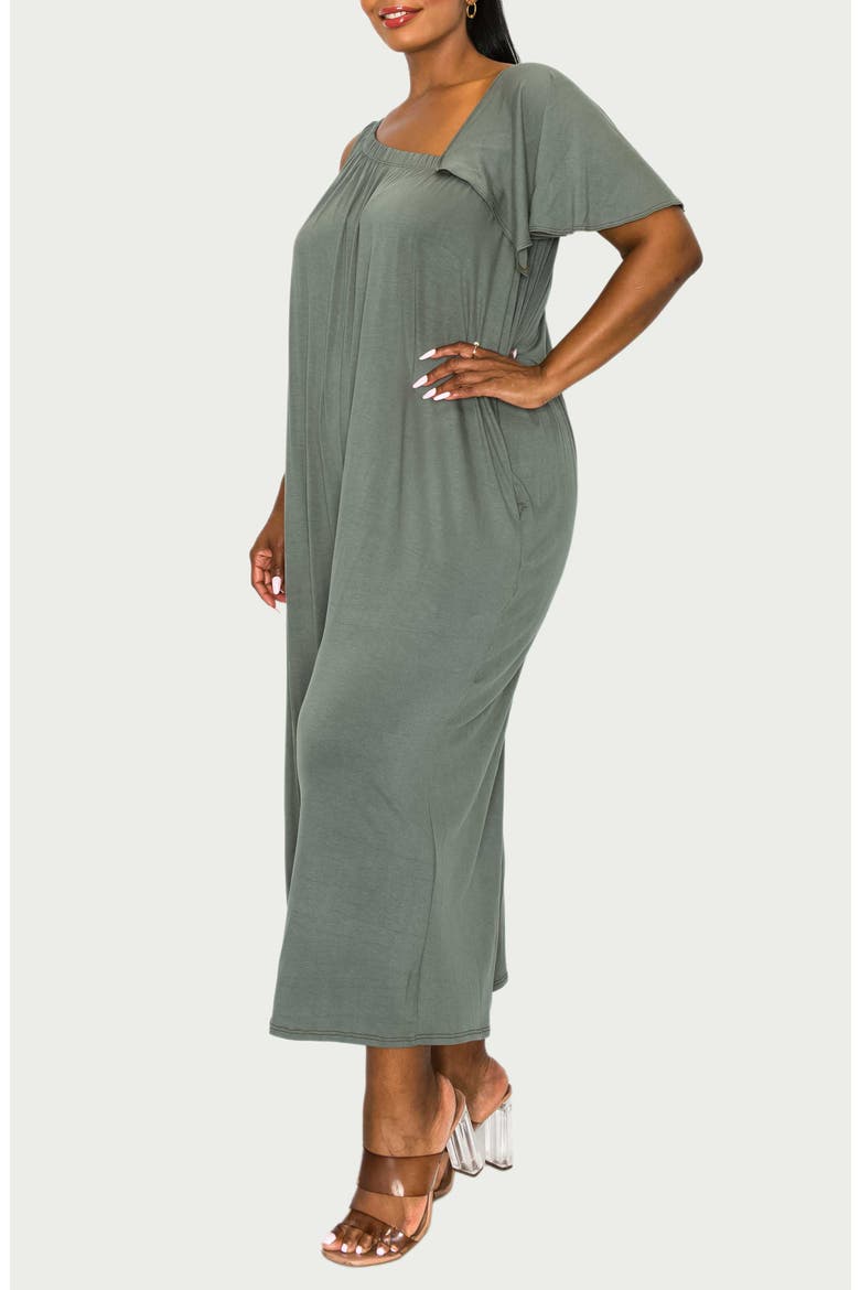 Willow Asymmetric Crop Wide Leg Jumpsuit, Alternate, color, LIGHT OLIVE