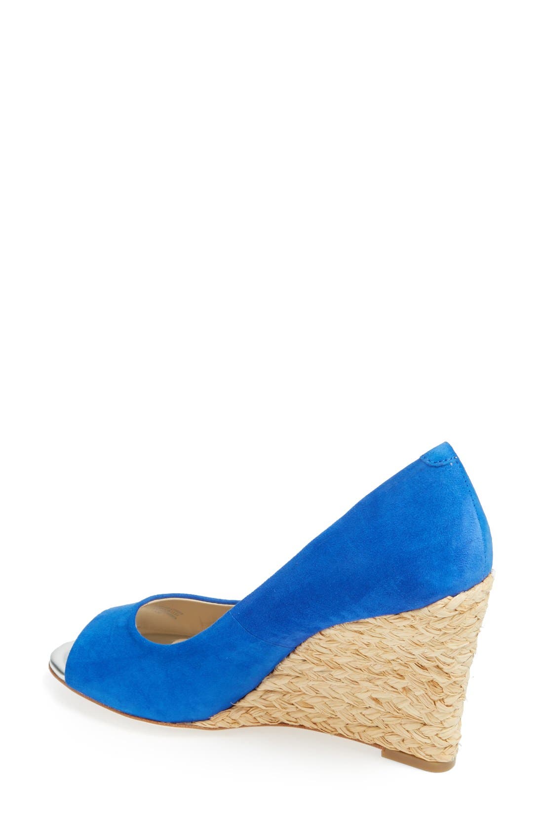 'Nemesis' Wedge Pump, Alternate, color, ELECTRIC BLUE SUEDE