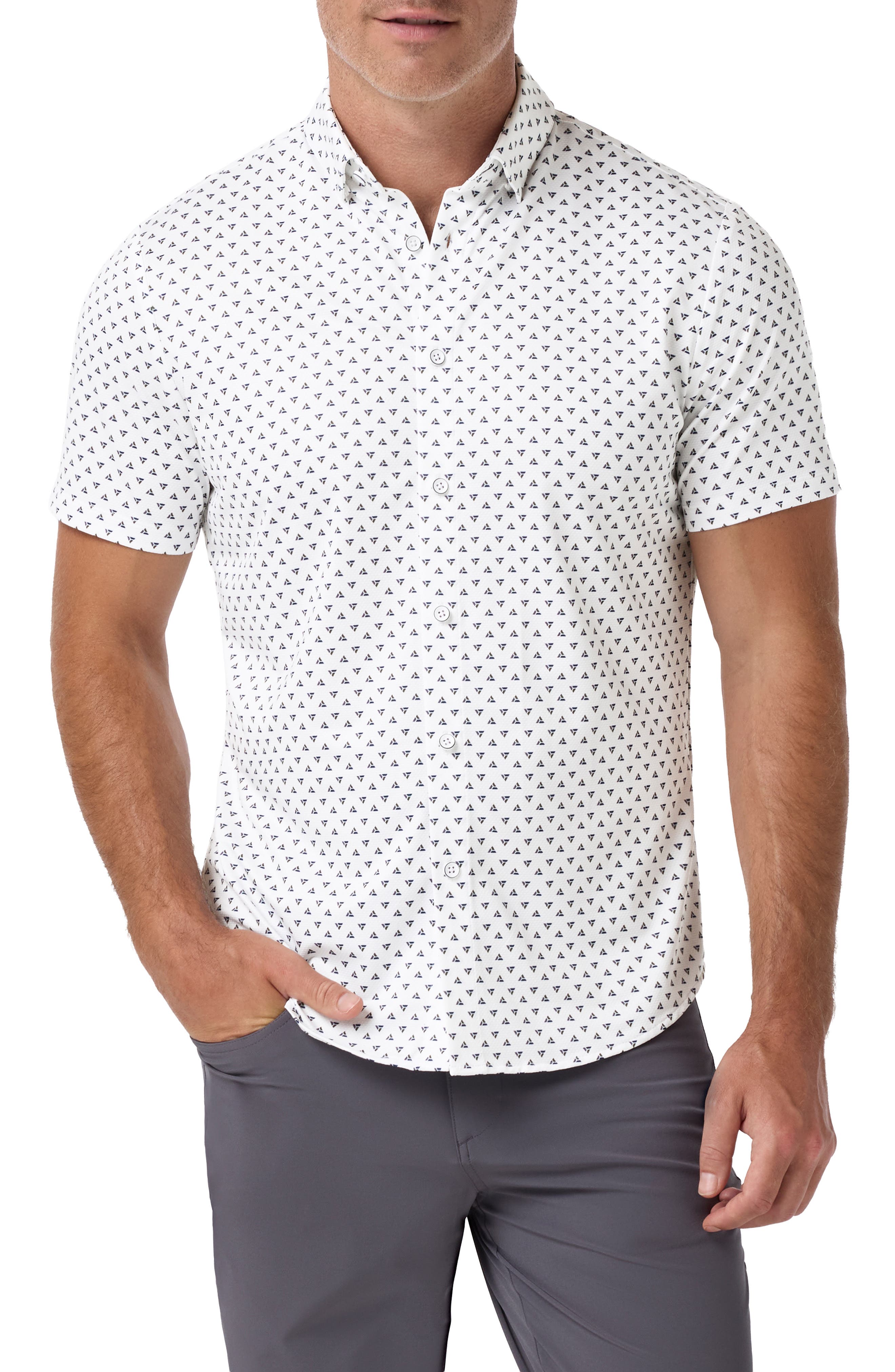 selected WHITE MULTI TOSSED TRIANGLE