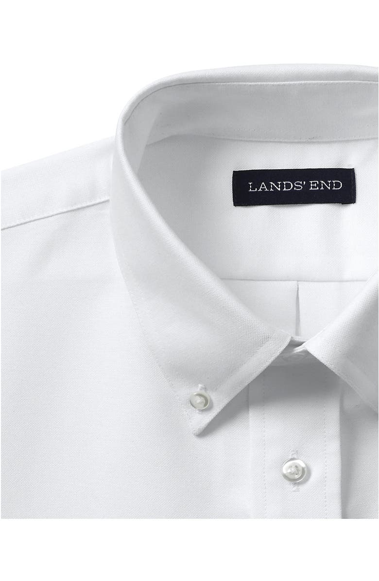 Lands
End School Uniform Long Sleeve Oxford Dress Shirt, Alternate, color, White