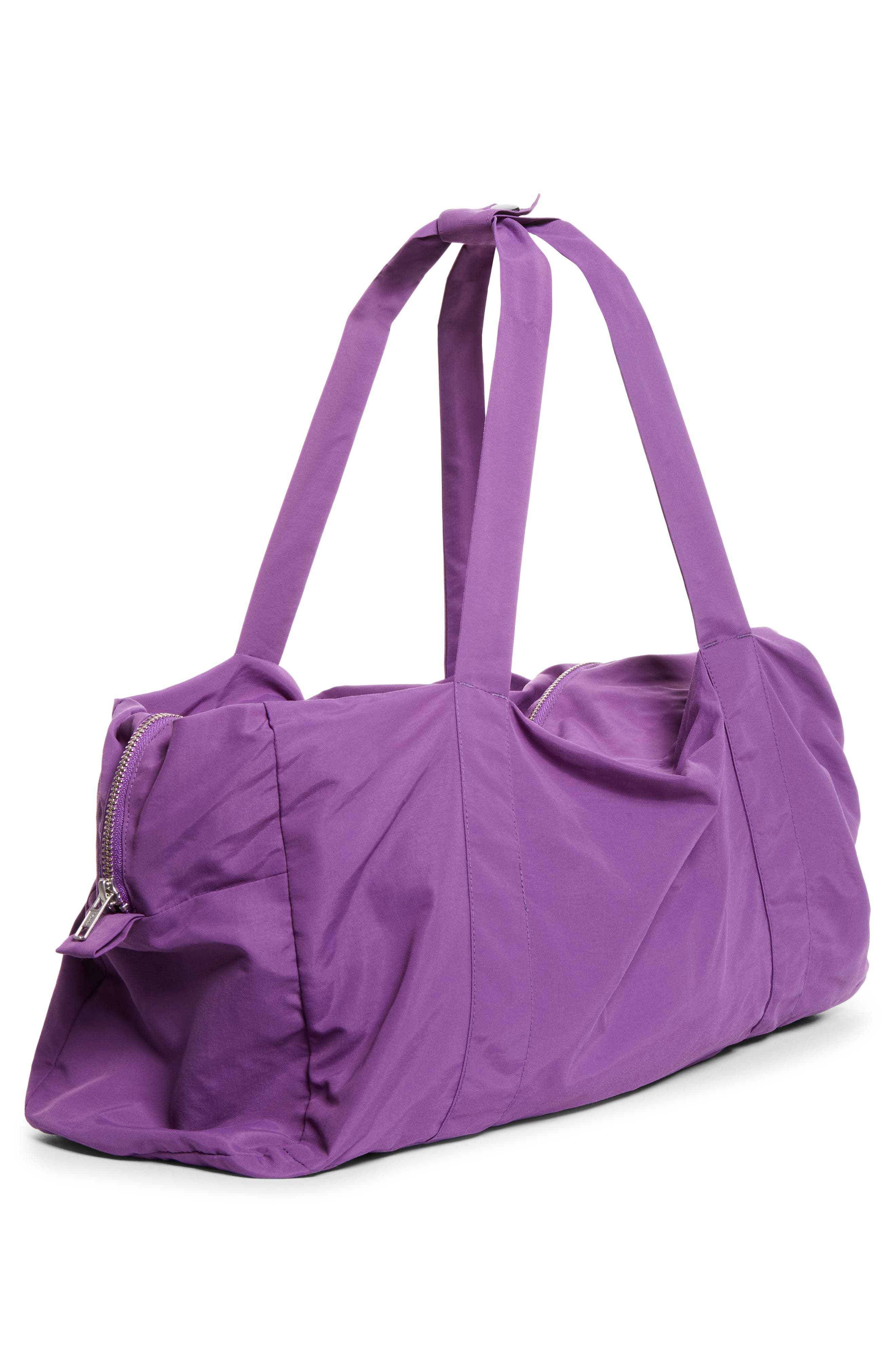 Nylon Travel Bag, Alternate, color, PURPLE