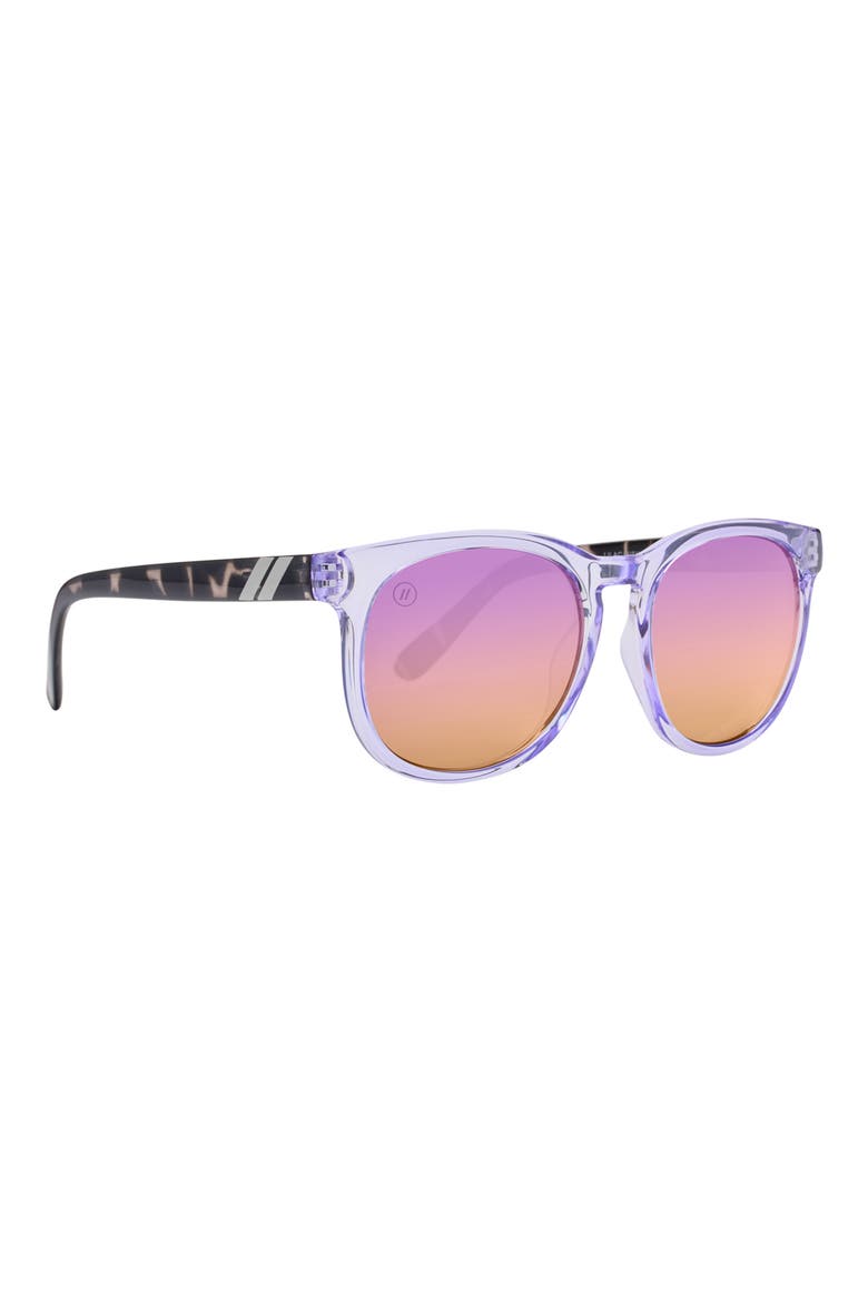 54mm H-Series Polarized Round Sunglasses, Alternate, color, LILAC LUSH