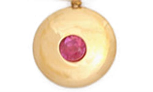 Petit Moments Birthstone Disc Pendant Necklace
