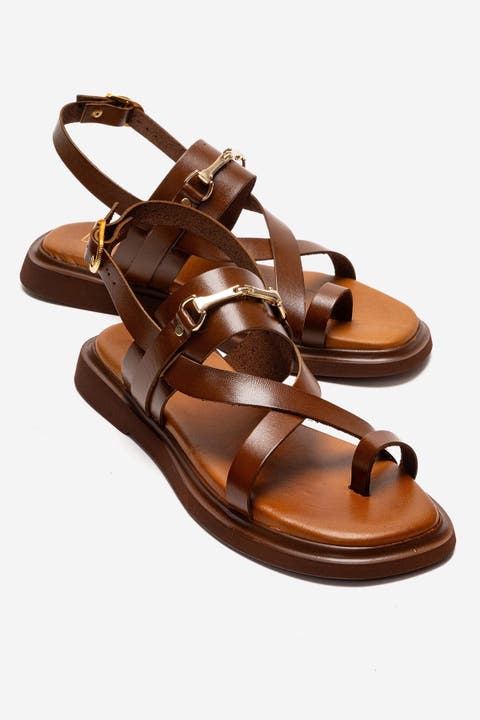 Fabiana Leather Thong Sandal