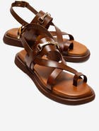 Forever & Always Shoes Fabiana Leather Thong Sandal