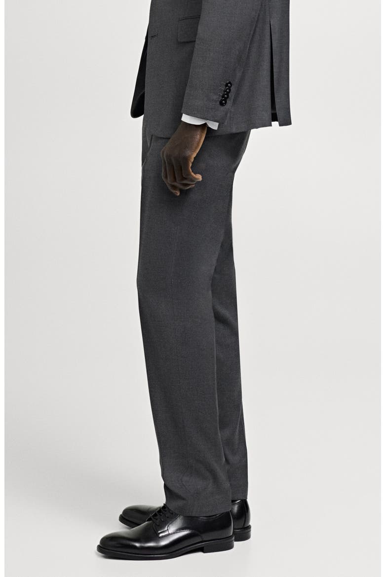 Milan Slim Fit Suit Pants, Alternate, color, GREY