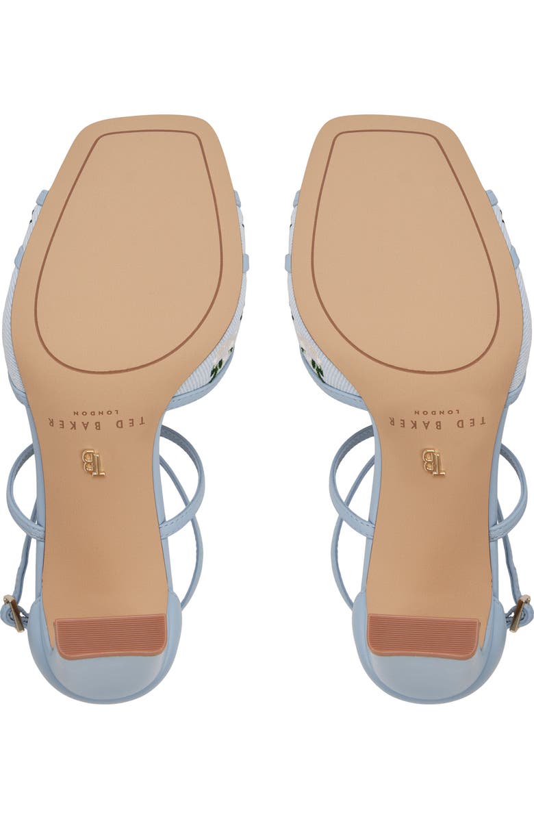 Ted Baker Allegra Embroidered Sandal, Alternate, color,