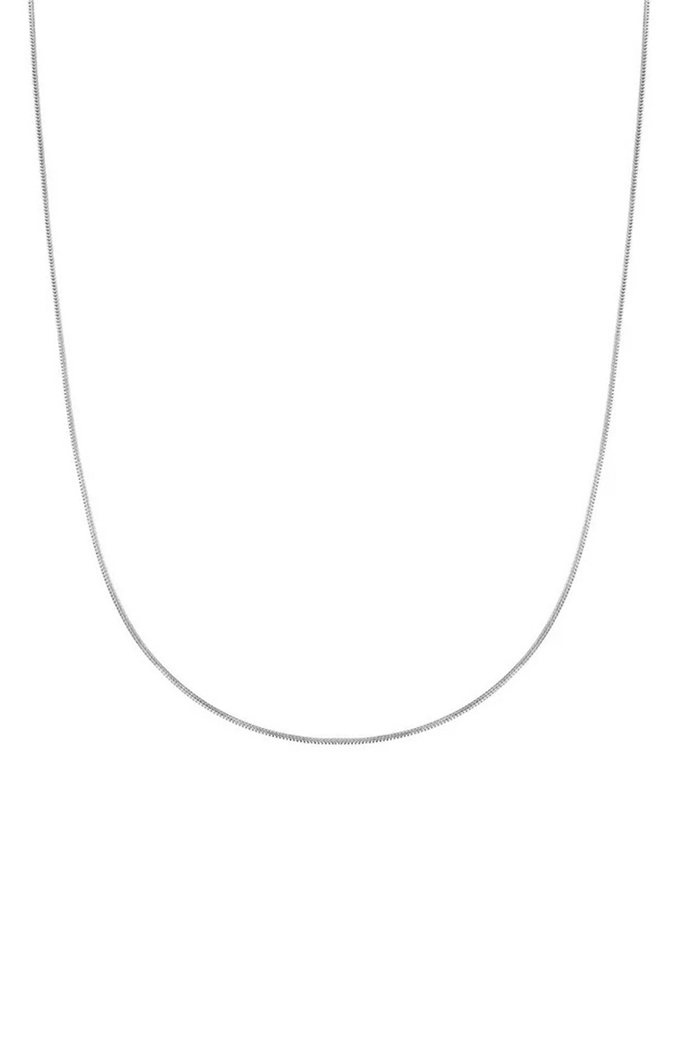 A&M Sterling Silver Snake Chain Necklace