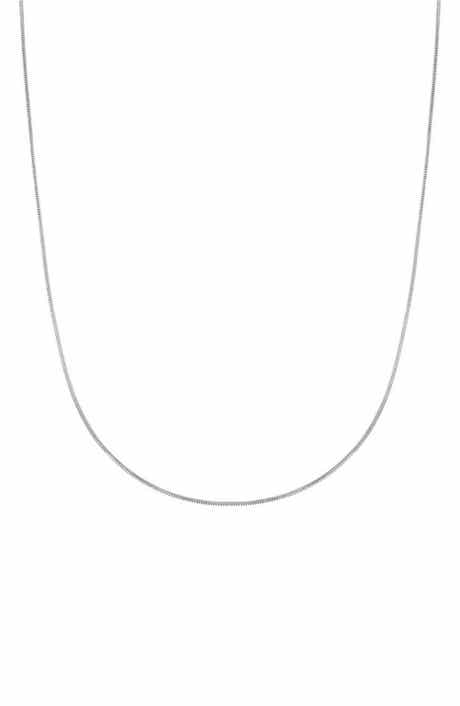 A&M Sterling Silver Snake Chain Necklace