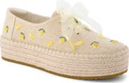 TOMS Valencia Lace-Up Platform Espadrille
