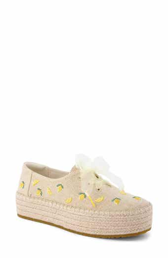 Valencia Lace-Up Platform Espadrille