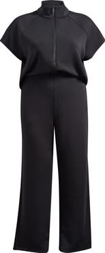 SPANX® Pintuck Half Zip Jumpsuit