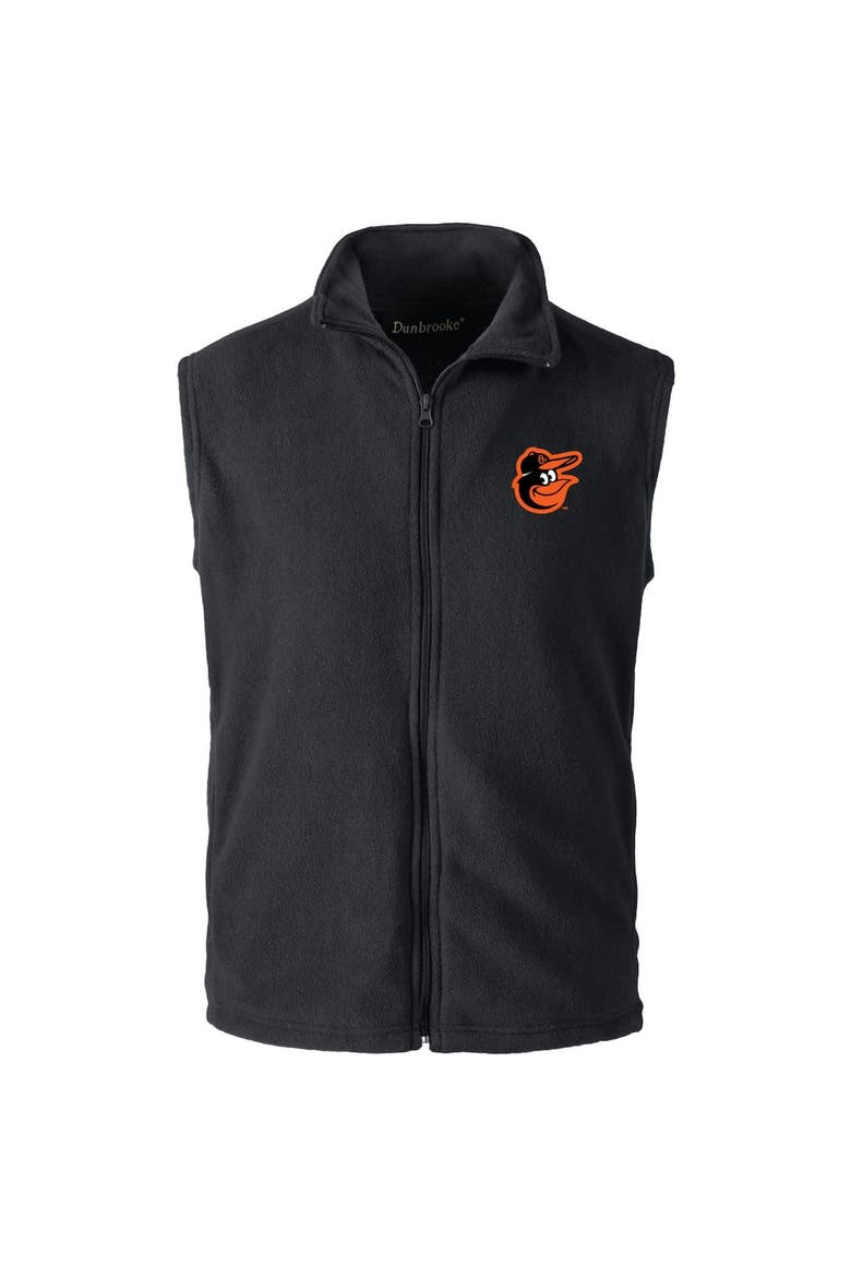 Men's Dunbrooke  Black Baltimore Orioles Full-Zip Vest, Alternate, color, Black