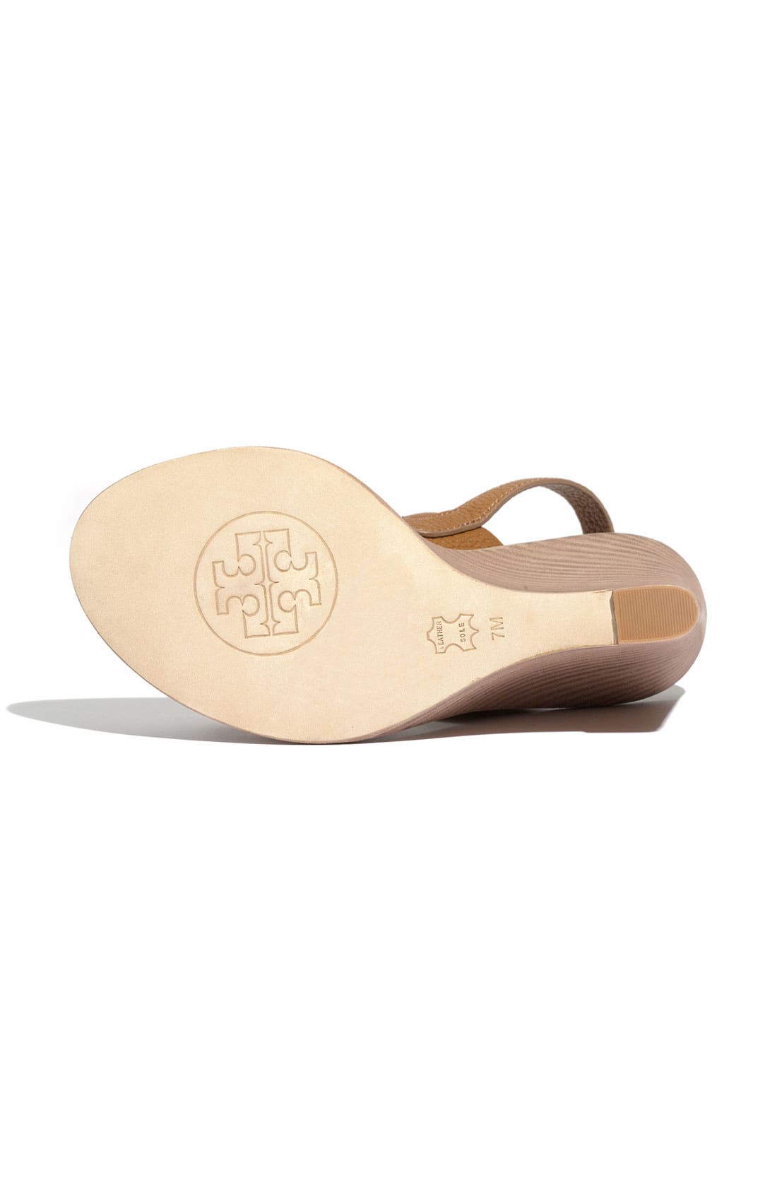 'Amanda' High Wedge Sandal, Alternate, color, ROYAL TAN