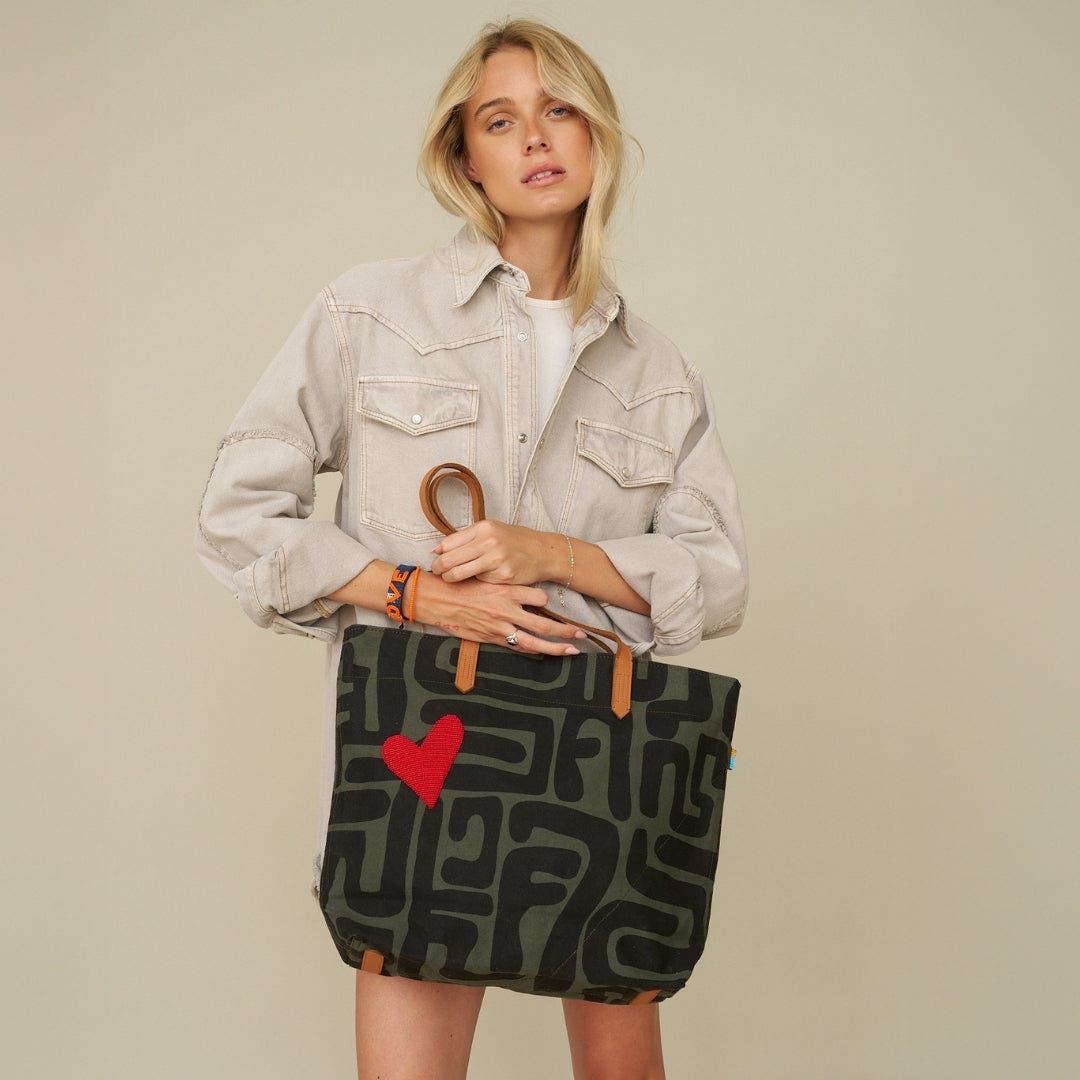 Ubuntu Life Go To Tote, Alternate, color, Charcoal