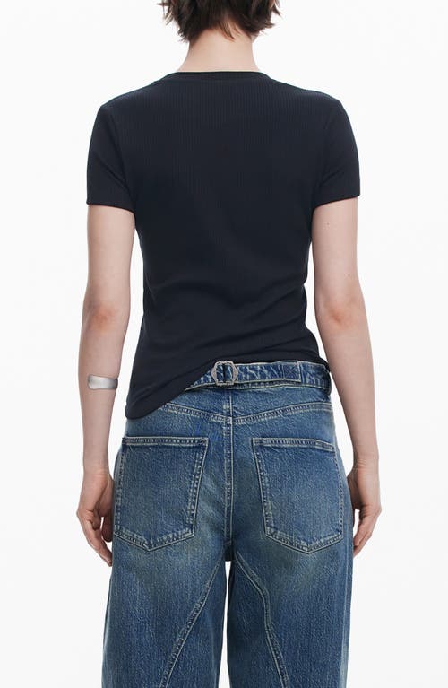 Desigual Graphic Short Sleeve T-shirt In Black