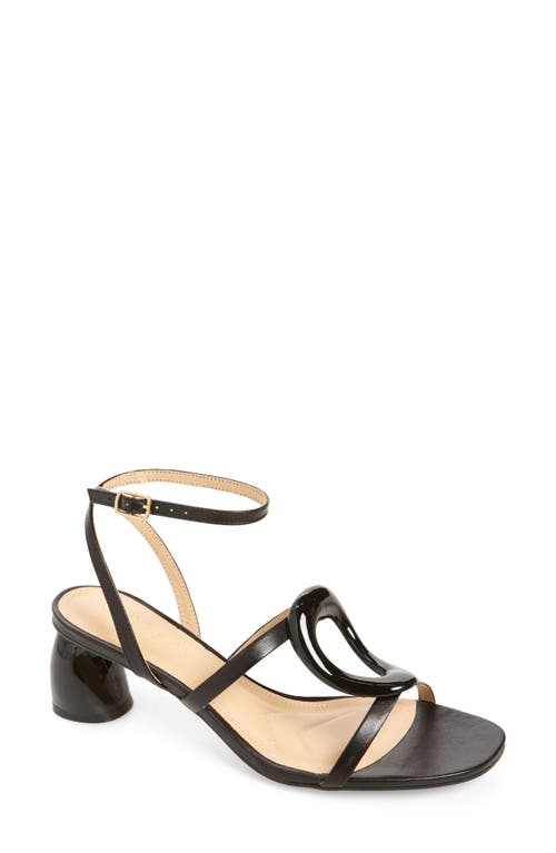 Cecelia New York Maria Sandal in All Black 