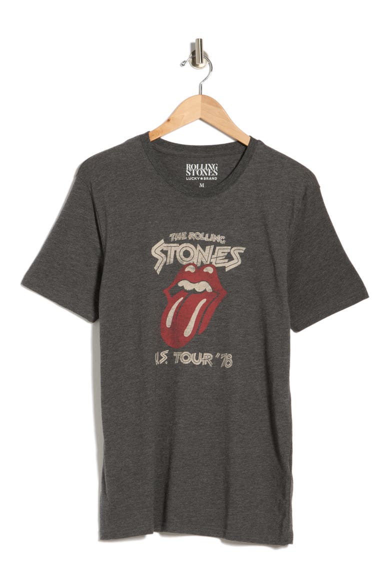 The Rolling Stones Graphic T-Shirt, Alternate, color, PHANTOM