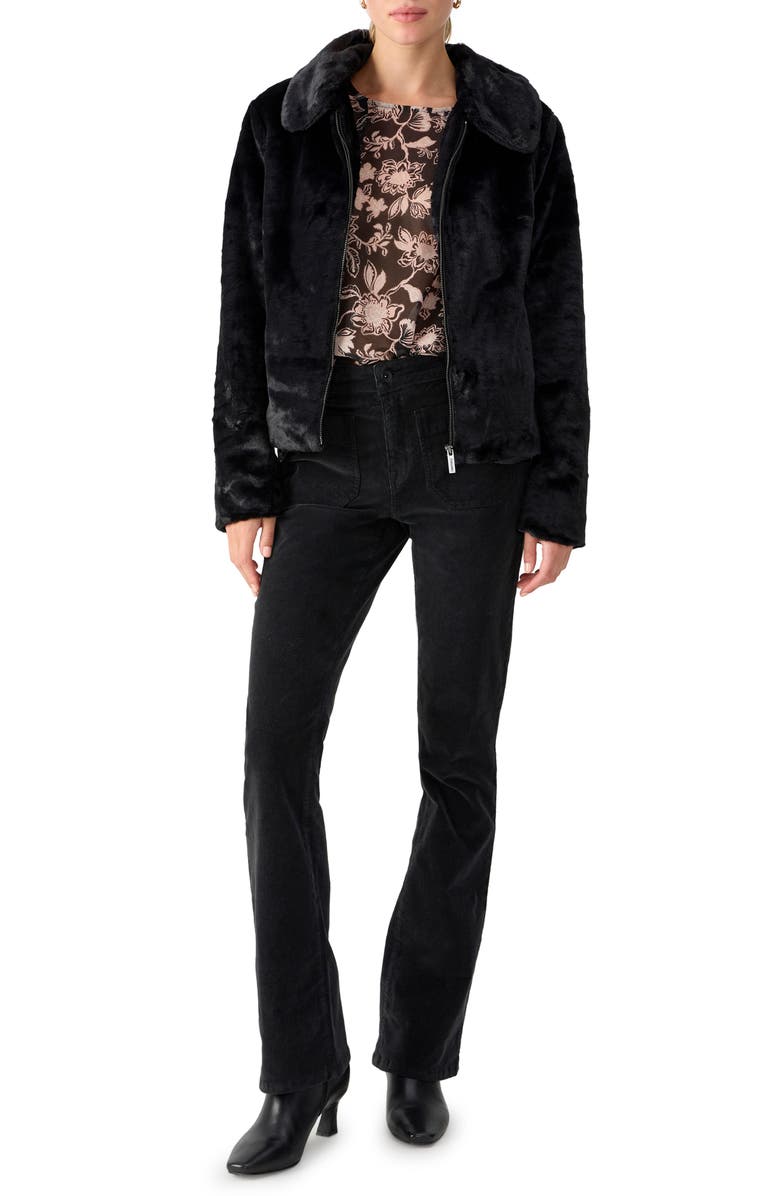 Sanctuary Going Out Faux Fur Coat, Alternate, color, 