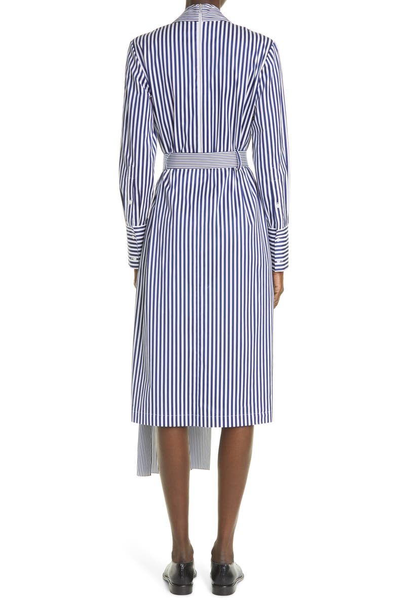 PARTOW Taylor Belted Long Sleeve Asymmetrical Midi Dress, Alternate, color,