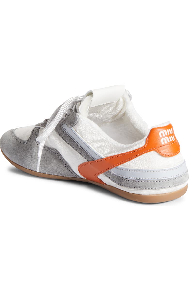 Miu Miu Gymnasium Low Top Sneaker, Alternate, color, White