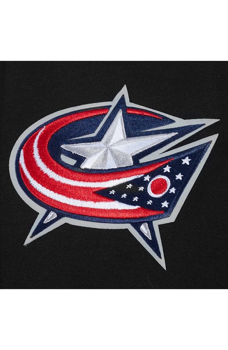 PRO STANDARD Men's Pro Standard  Black Columbus Blue Jackets Paint the City Pullover Hoodie, Alternate, color, 