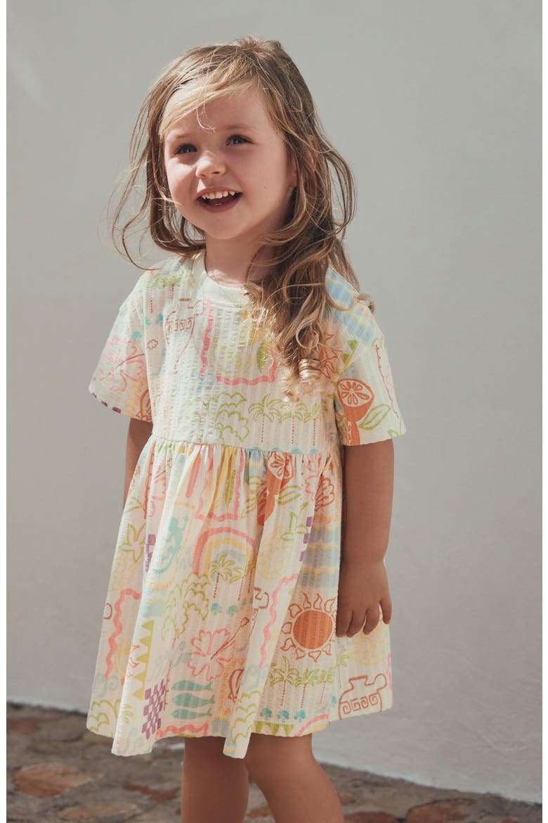 Rib Jersey Dress, Main, color, MULTI