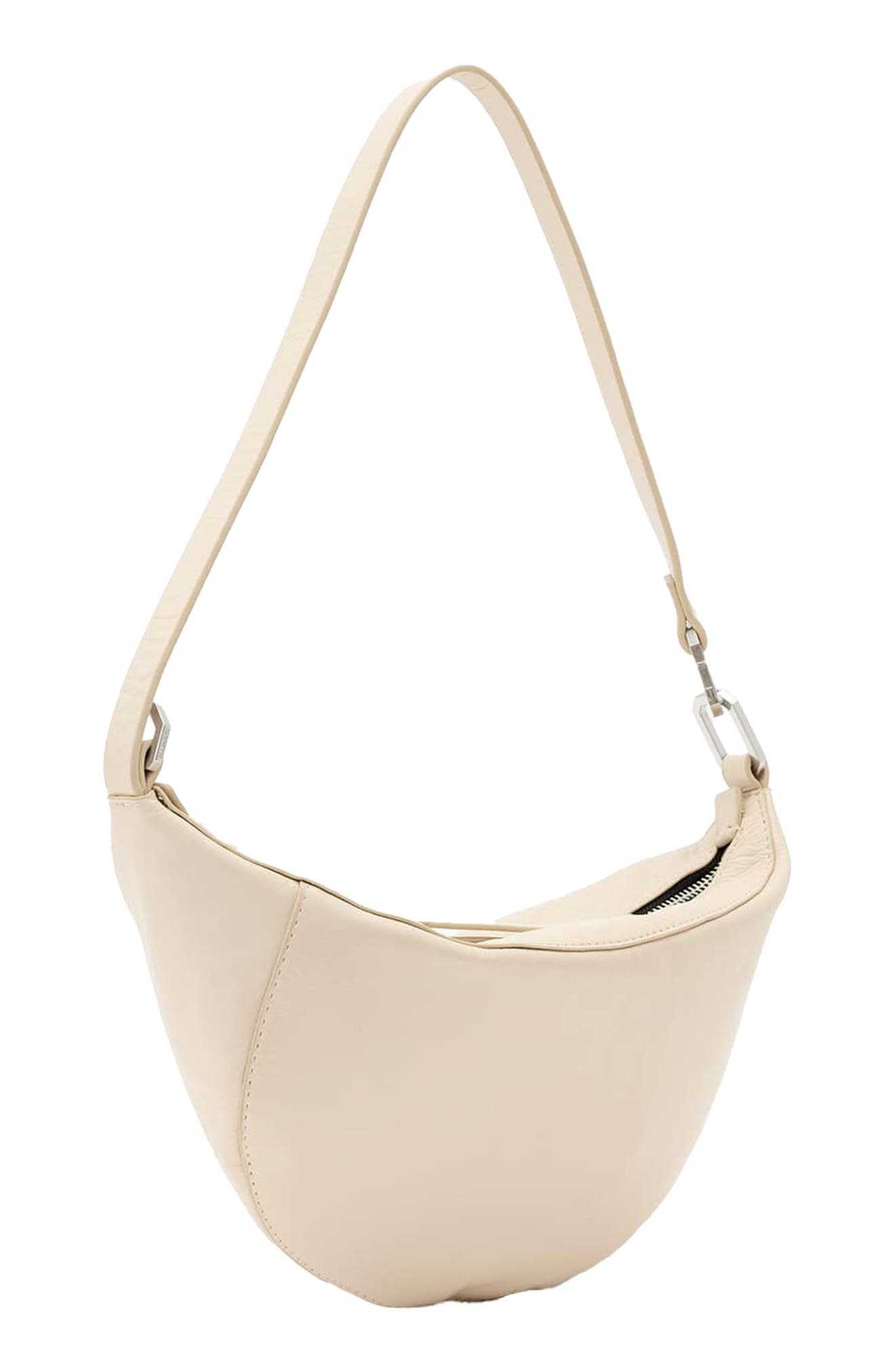 Micro Luna Shoulder Bag, Alternate, color, GYPSUM WHITE