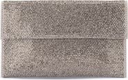 Olga Berg Cara Crystal Envelope Clutch