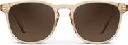 WMP Eyewear Nick - 51mm Polarized Rounded Square Sunglasses