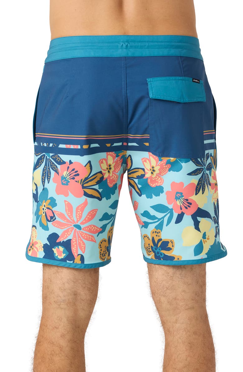 O'Neill Cruzer Scallop Swim Trunks, Alternate, color, Indigo