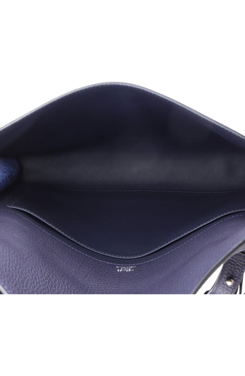 Pre-Owned Hermes Sac a Depeches Messenger Bag Togo 29, Alternate, color, Bleu Nuit