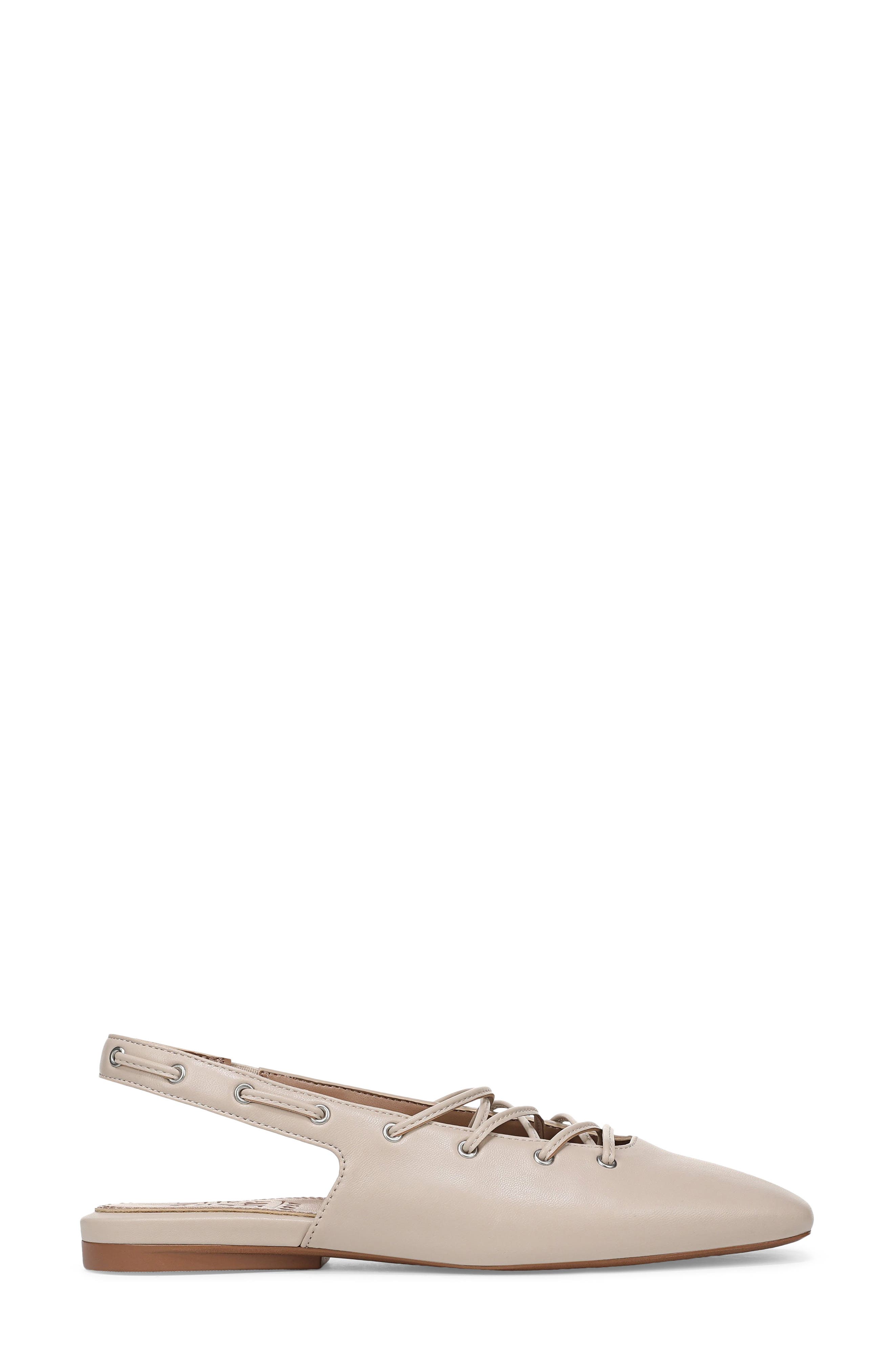 Cove Slingback Flat, Alternate, color, IVORY MIST LEATHER