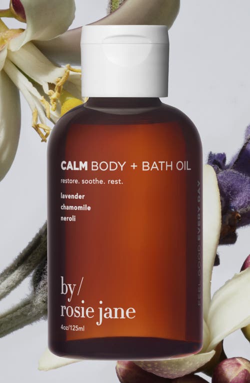 By Rosie Jane Calm Body & Bath Oil In Transparent