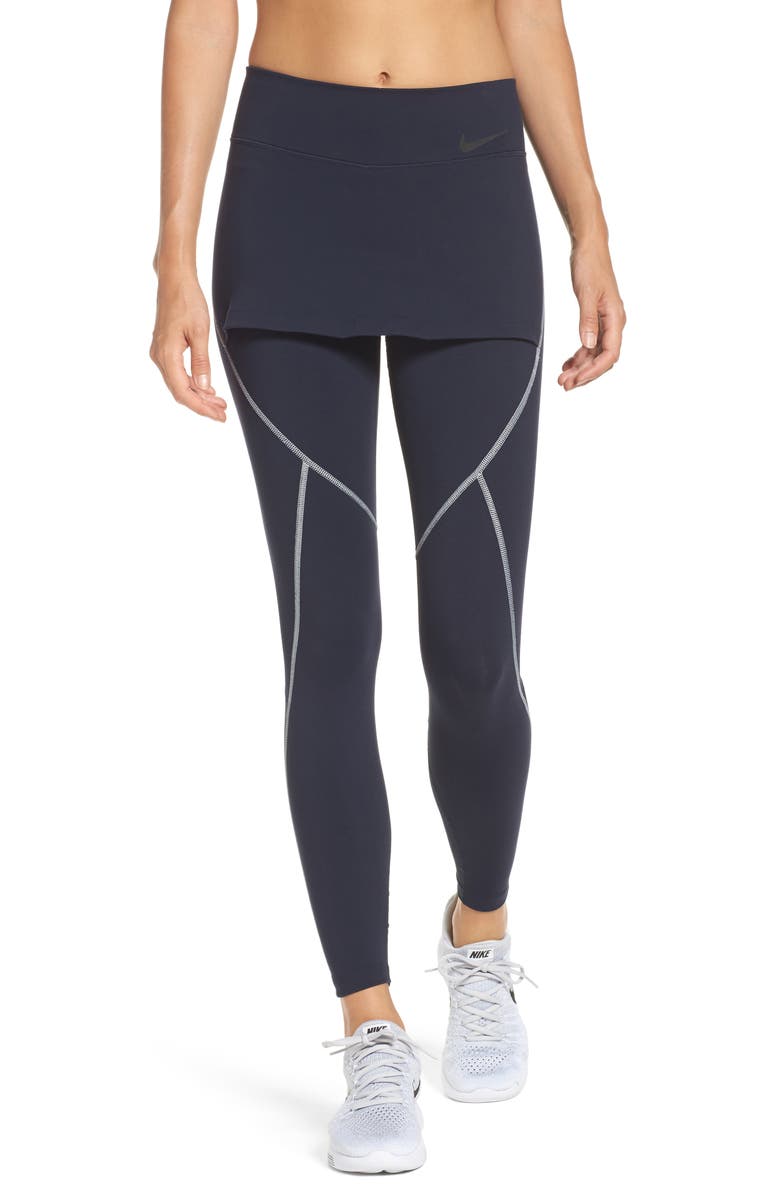 Nike Nordstrom x Nike Energy 2-In-1 Skirted Tights, Main, color,