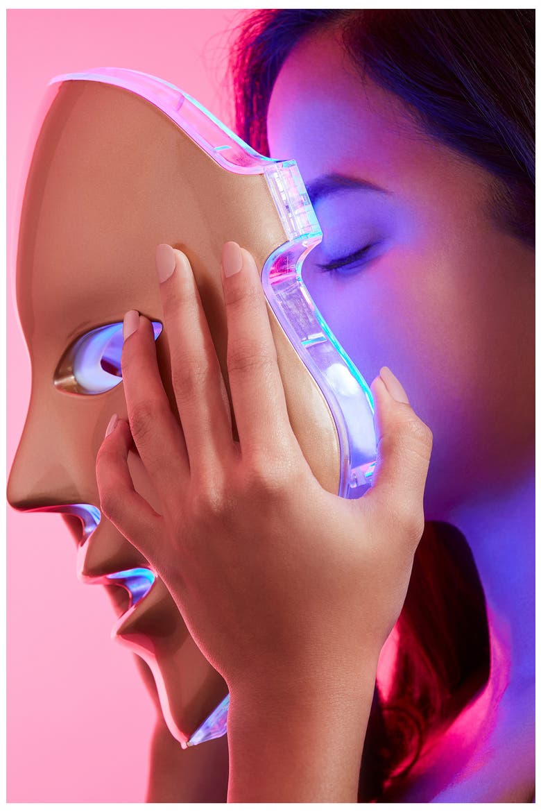 Light-Therapy Golden Facial Treatment Device, Alternate, color, NO COLOR