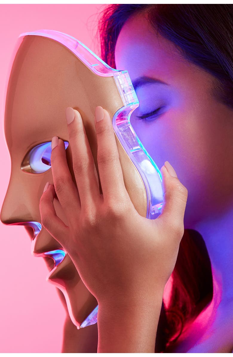 MZ Skin Light-Therapy Golden Facial Treatment Device, Alternate, color,