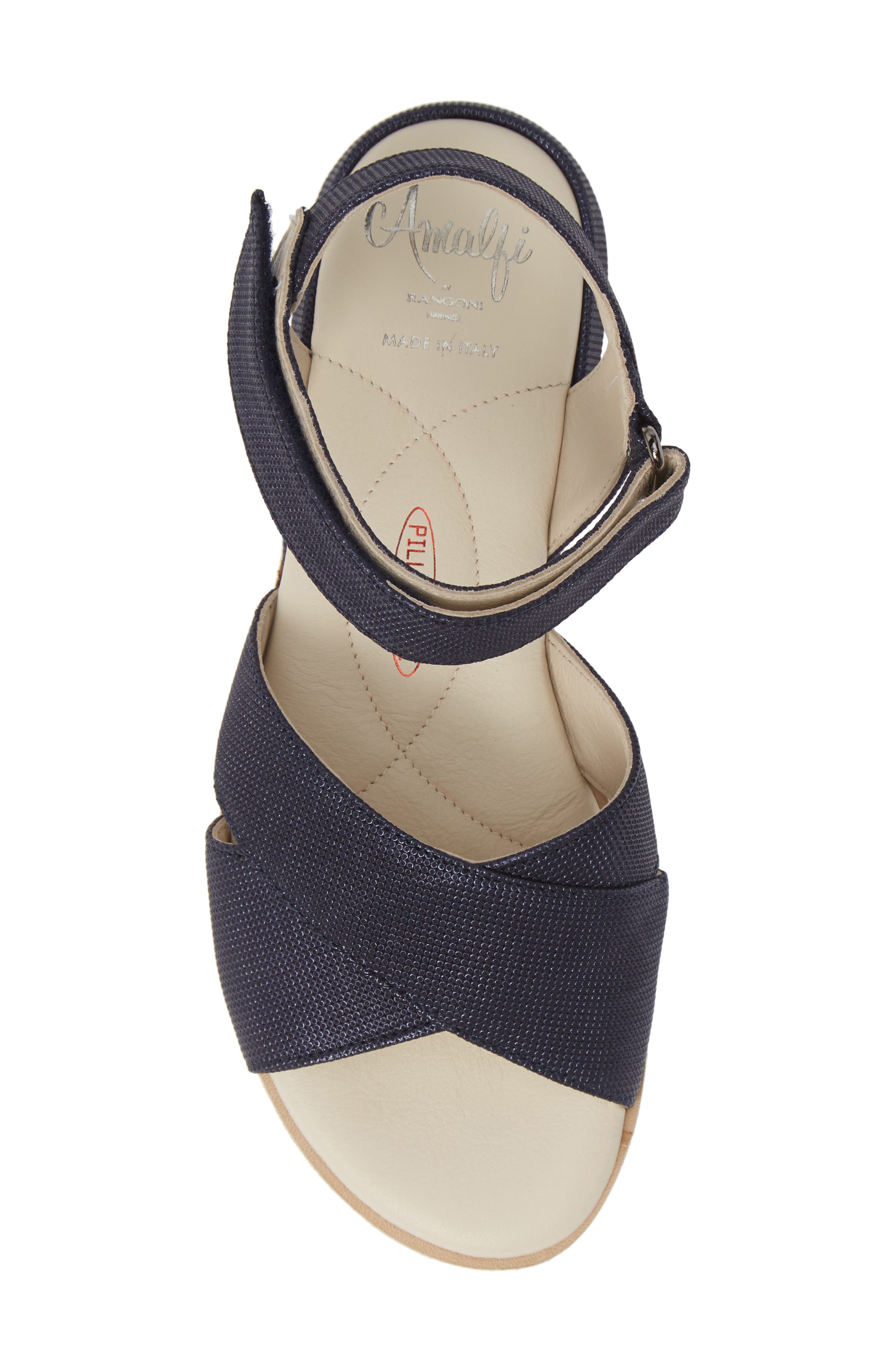 Bice Quarter Strap Sandal, Alternate, color, NAVY LEATHER
