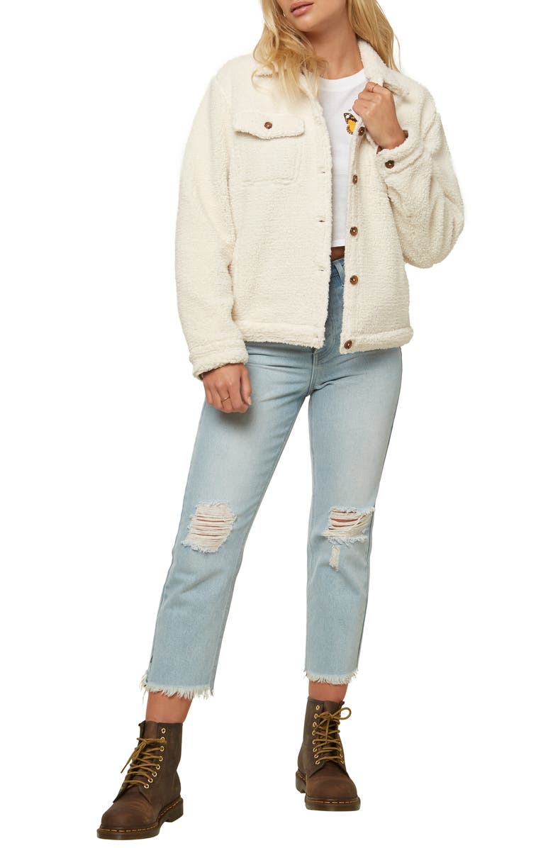 O'Neill Samuel Fleece Trucker Jacket, Alternate, color, 