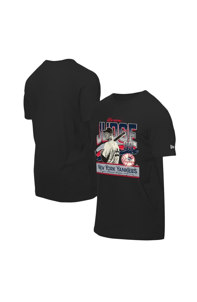 New Era Men's New Era Aaron Judge Black New York Yankees Batter Up T-Shirt, Alternate, color, Black